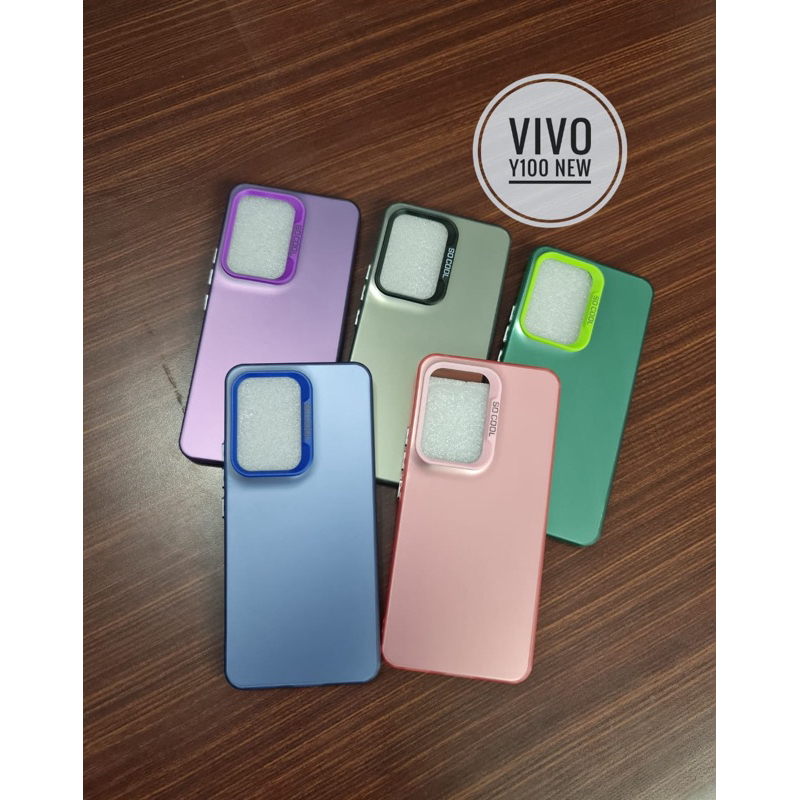 Case Hybrid Vivo Y100 New Softcase Imd Colour Premium New