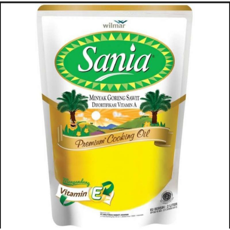 

sania minyak goreng kemasan 2 L
