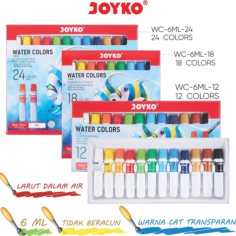 

Cat Air Water Color Joyko WAC6ML ART G8W3
