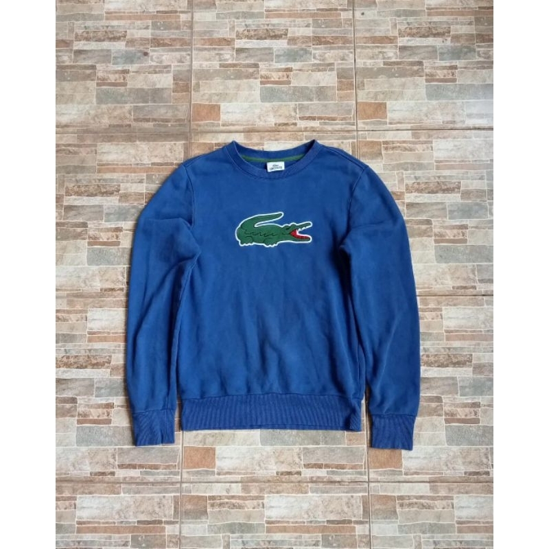 crewneck lacoste second, crewneck lacoste murah