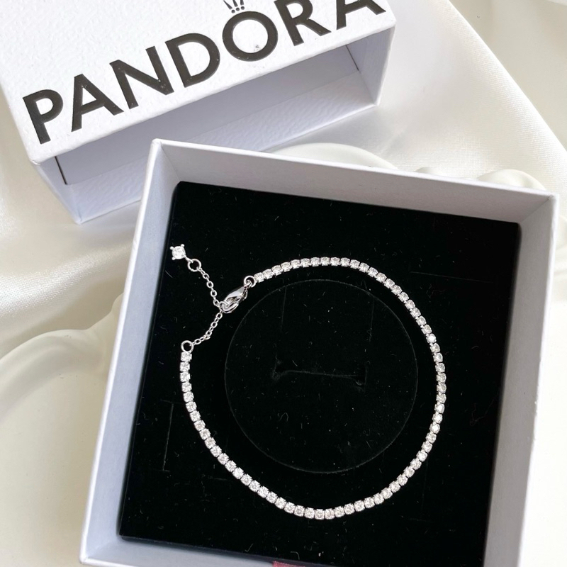 [READY STOCK] PREMIUM Pandor Bracelet Sparkling Tennis Bracelet Gelang Pandora Gelang Tennis Gelang 