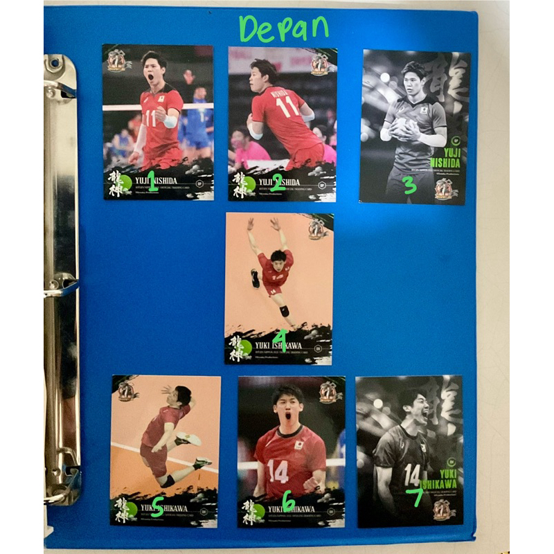 Official Trading Card Ryujin Nippon 2021 Yuki Ishikawa Yuji Nishida