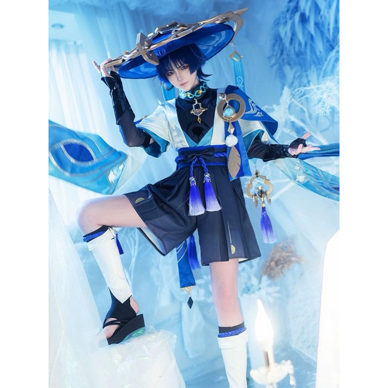 【Lolicos】Ready Genshin Impact Wanderer Kunikuzushi Balladeer Scaramouche Cosplay Costume Anime Game 