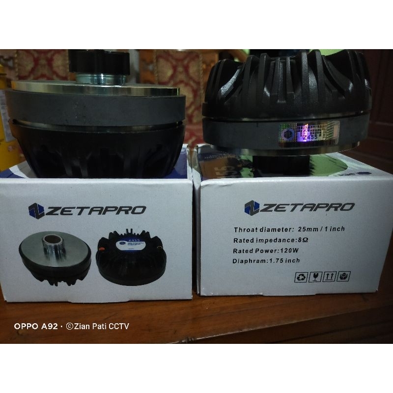DRIVER TWEETER TWITER ZETAPRO D4 ZETAPRO Z455
