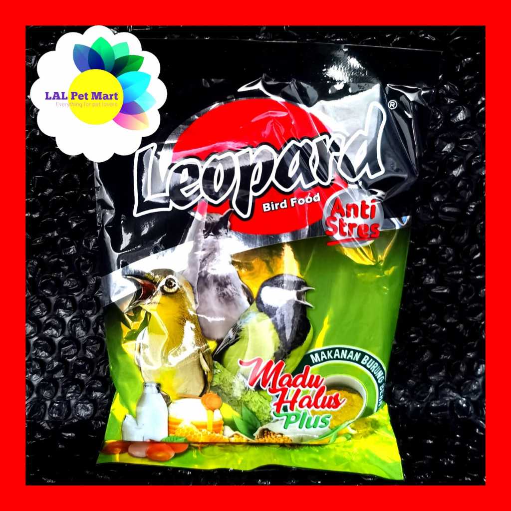 LEOPARD VOER HALUS PAKAN BURUNG PLECI CIBLEK BURUNG BAHAN DLL