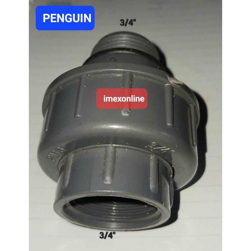 Watermur Penguin Drat Dalam-Drat Luar 1/2" & 3/4"