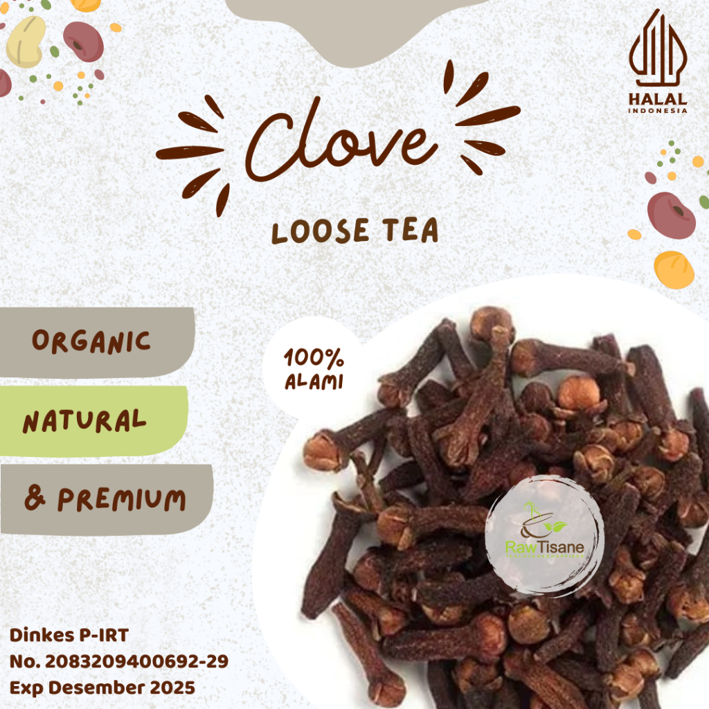 

RAW TISANE Clove Loose Tea / Teh Cengkeh Isi 100 Gram