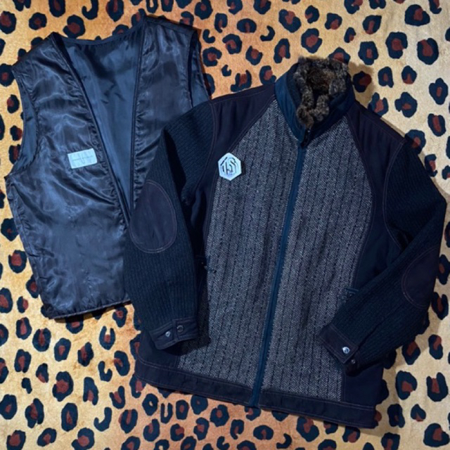 Casual Wool Work Jacket Pierre Balmain Paris.