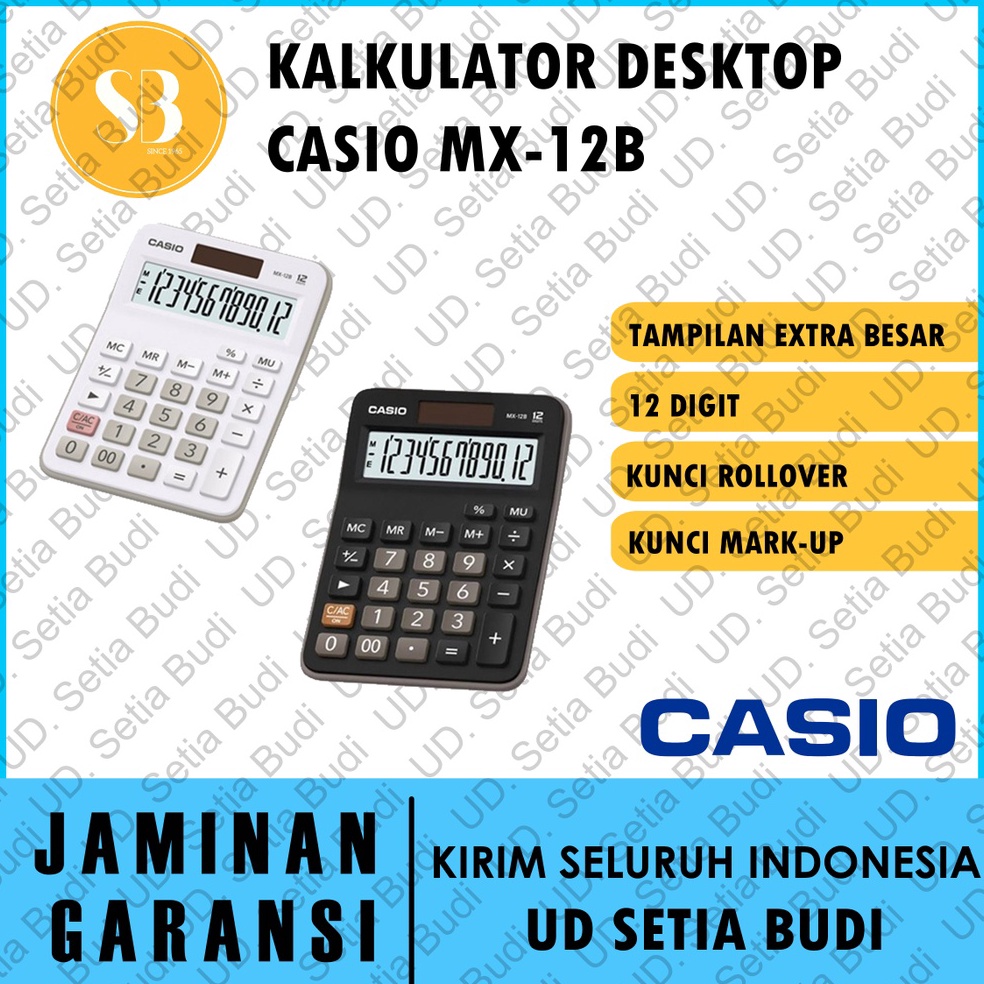 

Kalkulator Desktop CASIO MX12B Baru dan Asli ART J8E9