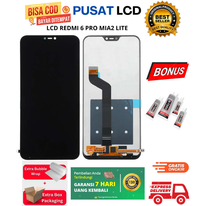LCD REDMI 6 PRO MIA2 LITE FULLSET ORIGINAL