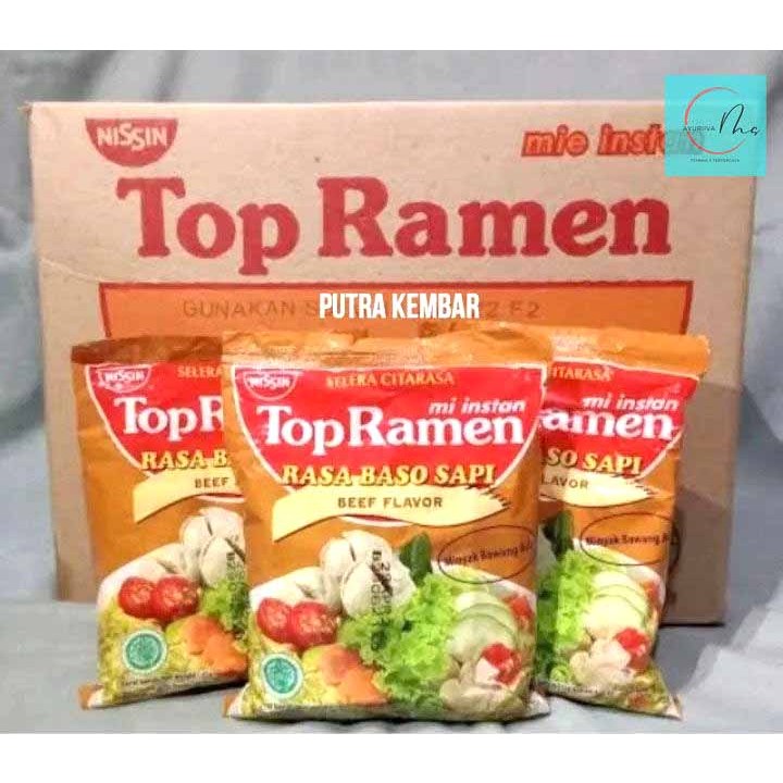 

Top Ramen Mini Rasa Baso Sapi 32 gram Kemasan 1 Dus, 10 Pcs dan 20 Pcs