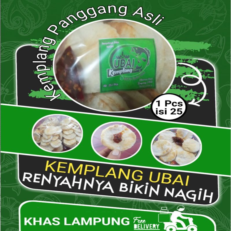 

Kemplang panggang khas lampung