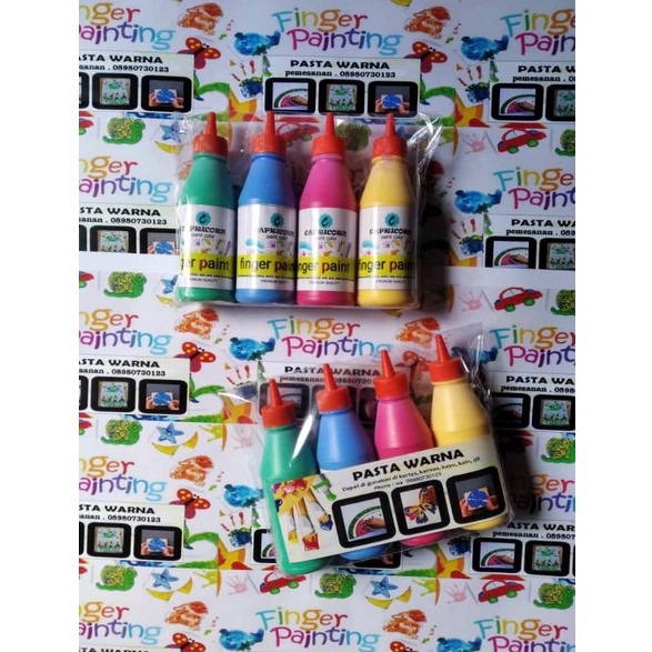 

Paket Cat Anak Finger Painting 1ml 4 botol ART V9A8