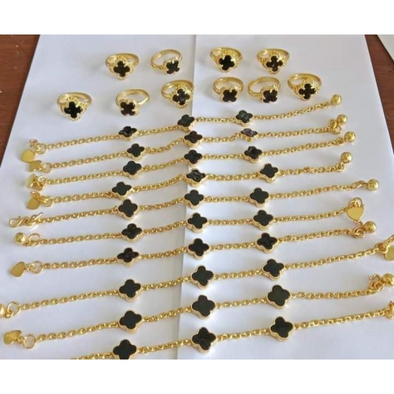 gelang anak dan dewasa emas muda/ gelang vanclif emas muda