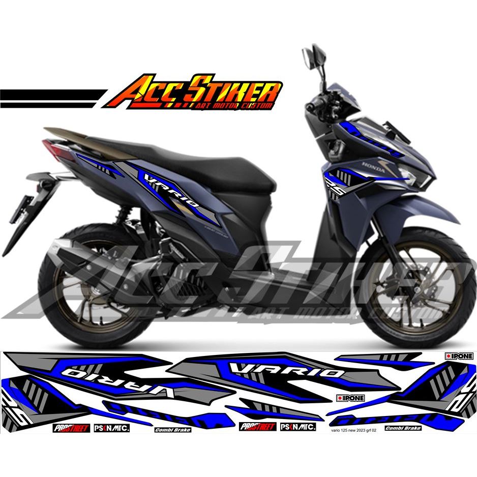Stiping Vario 125 New 2023/Honda Click Malaysia/Thailand/Vietnam/Stiker Vario 125 New 2023