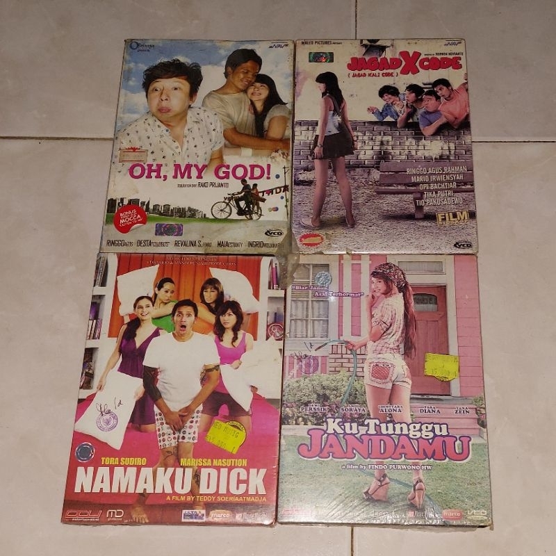 vcd original OH, MY GOD / JAGAD X CODE / NAMAKU DICK / KU TUNGGU JANDA