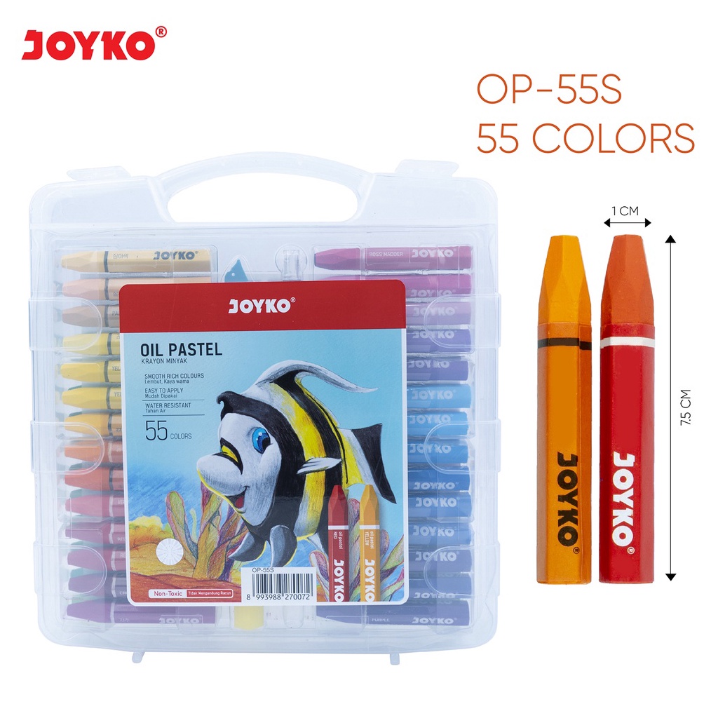 

crayon JOYKO 55 warnaoil pastel krayon minyak JOYKO ART Q1O7