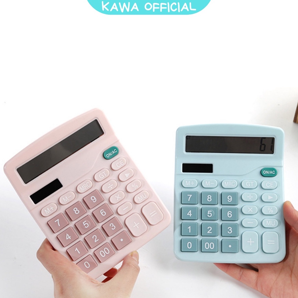 

KAWA Calculator Solar Power Calculator Simple Kalkulator Meja Simpel Estetik Aesthetic ART O4K2