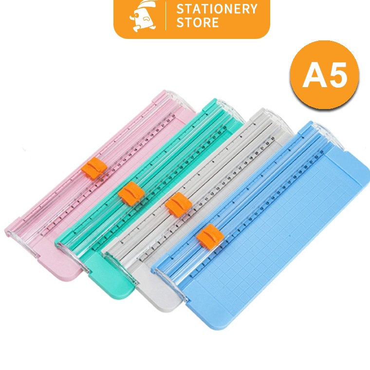

Paper trimmer Mini Pemotong Kertas A5 Cutter trimmer PaperRabbit Stationery ART I8X3
