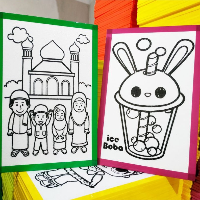 

25pcs Lis Lakban Sterofoam Lukis Uk 33x5x1 cm Styrofoam Lukis Anak Lis Pinggir Lakban ART Y3M1