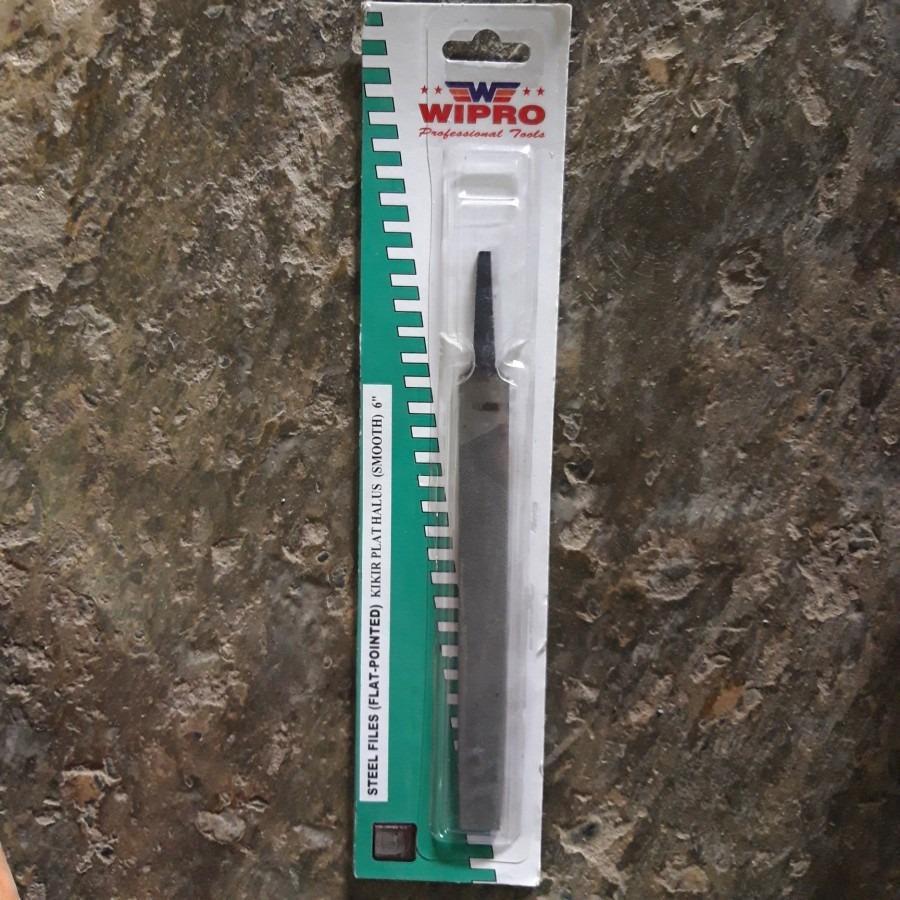 Wipro Kikir Plat Halus 4"