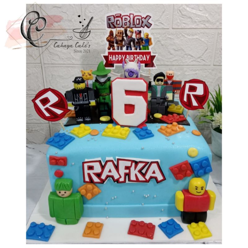 

Roblox Cake / Kue Ulang Tahun Roblox / Kue Ultah Roblox Kotak