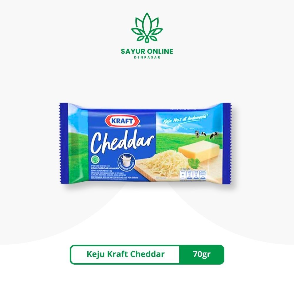 

Keju Kraft Cheddar 70gr - Sayur Online Denpasar