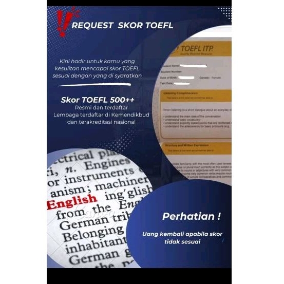 

JASA TOEFL ITP