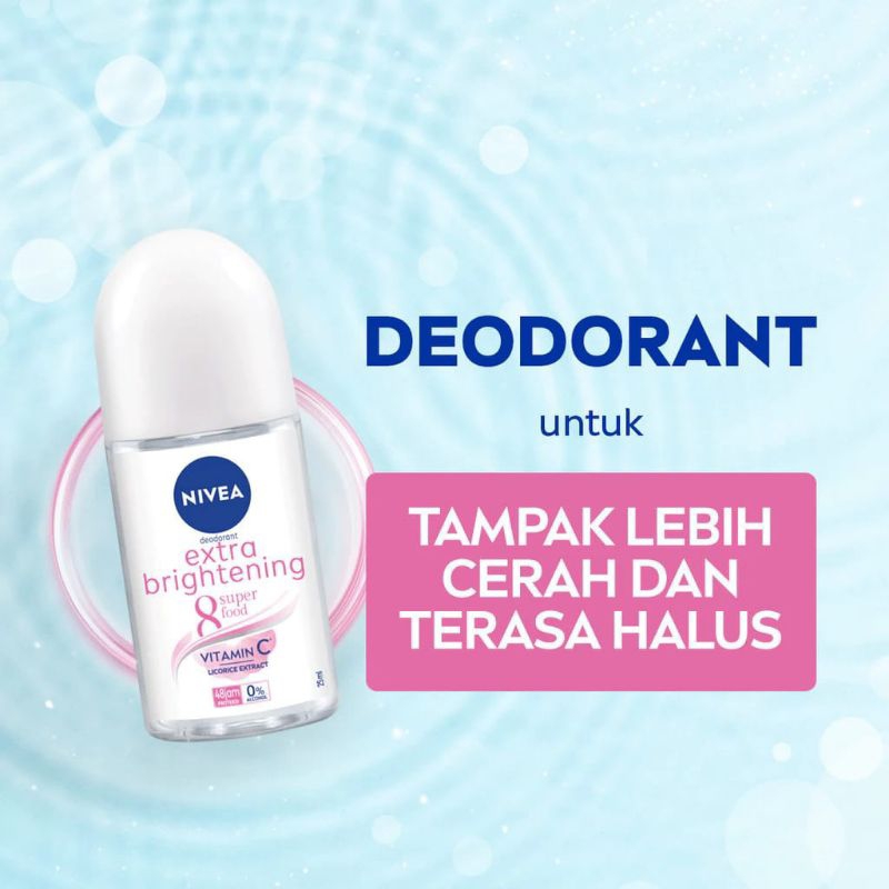 Nivea Deodorant Roll On Extra Brightening