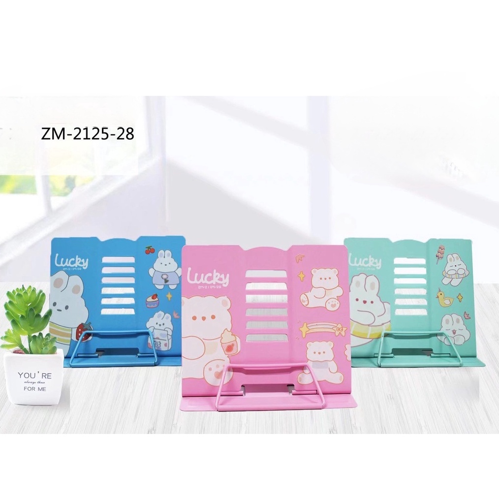 

SOS Book Stand Besi ZMPenyangga BukuSandaran BukuBook End ART V5Y1