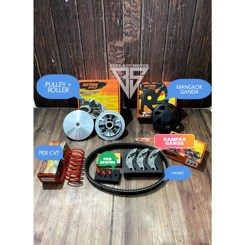 UPGRADE CVT FULL KIRIAN DAYTONA NMAX NEW AEROX NEW CONNECTED AEROX 155 OLD 2017 2018 2019 2020 2021 