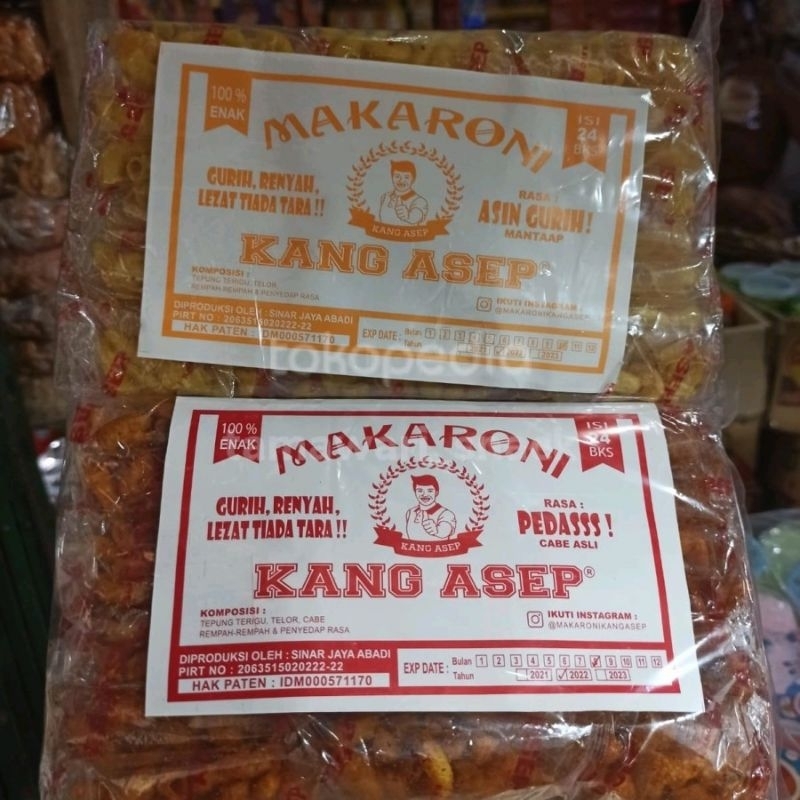 

Makaroni Kang Asep - Pedas -asin asli kang asep