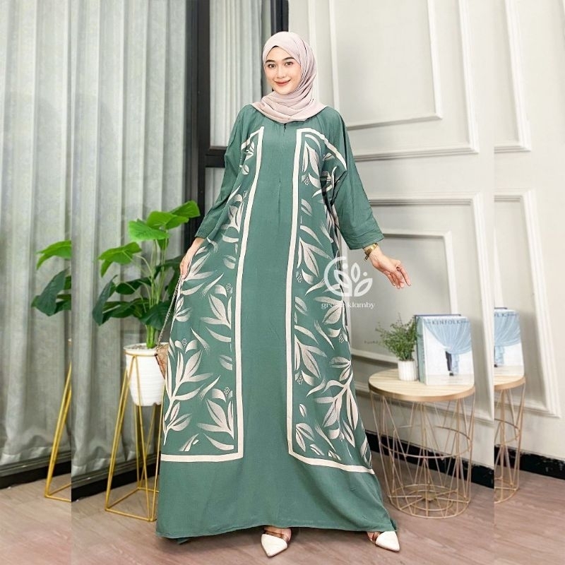 GROSIR I DASTER KAFTAN TULIP SUPER JUMBO LD140 BUSUI BAHAN RAYON SUPER