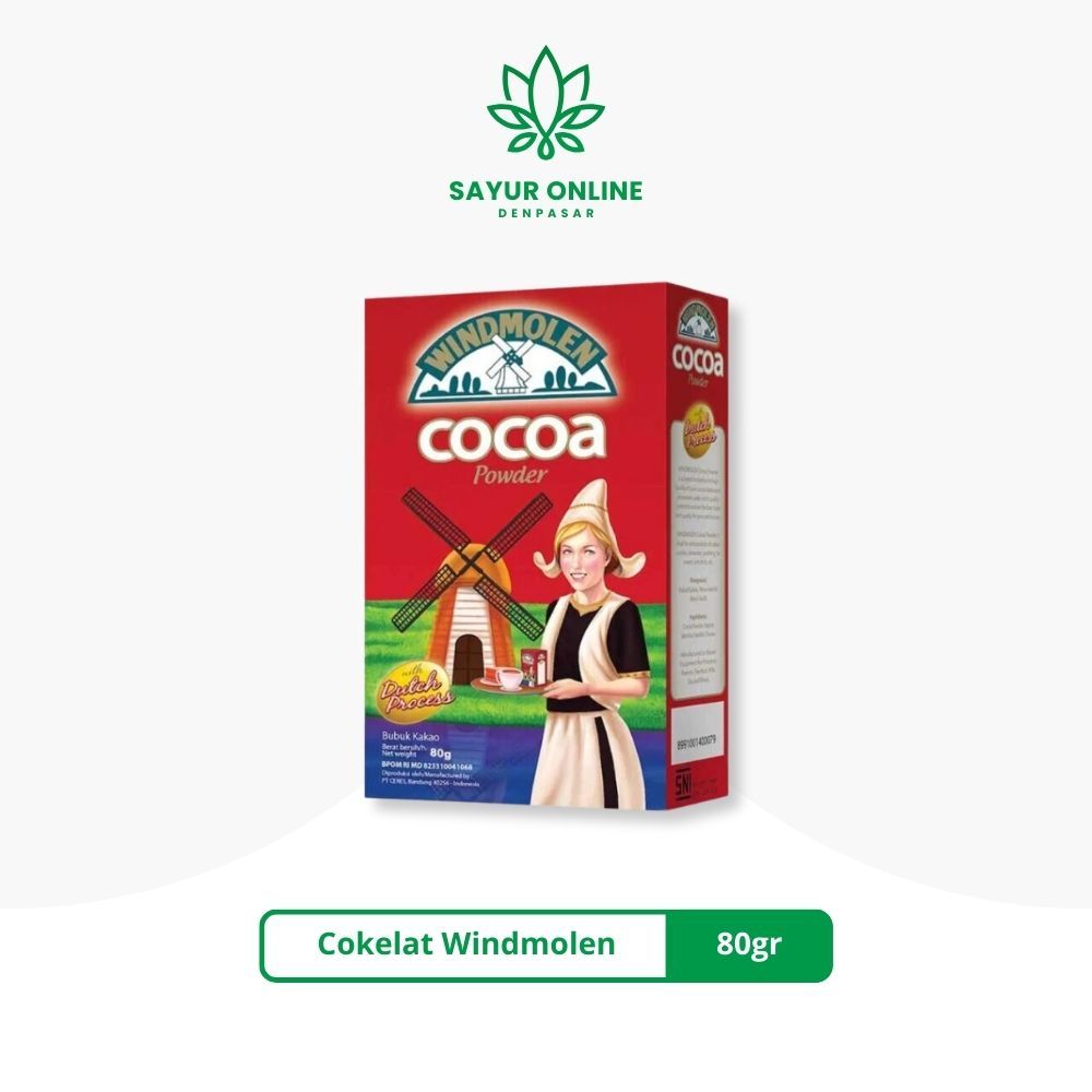 

Cokelat Bubuk Windmolen 80gr - Sayur Online Denpasar