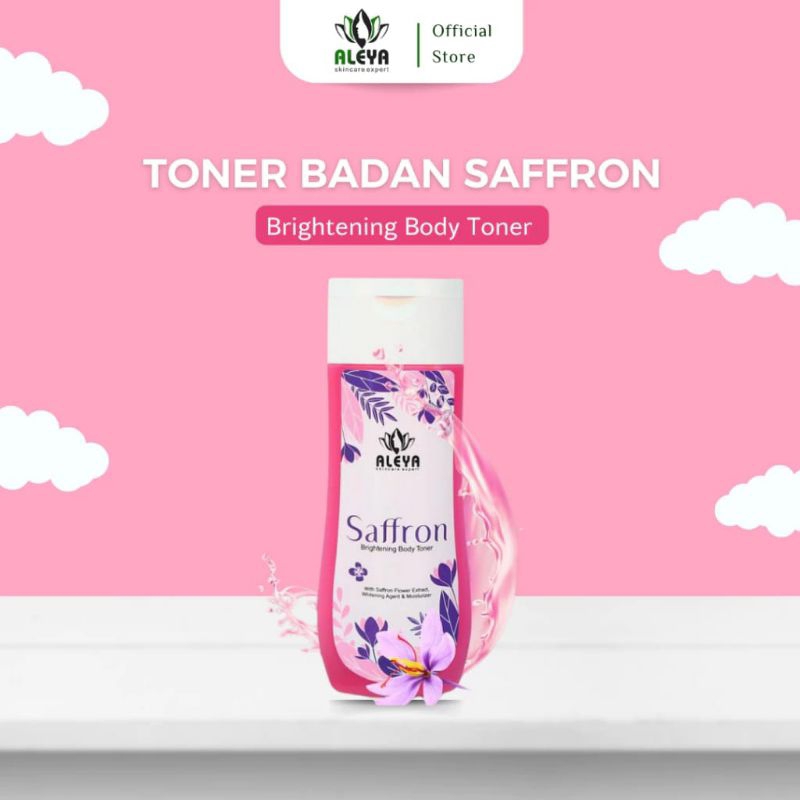 ~ZF~ Saffron Brightening Body Toner Aleya [100ml] || Body Toner Saffron Aleya || Toner Saffron Aleya