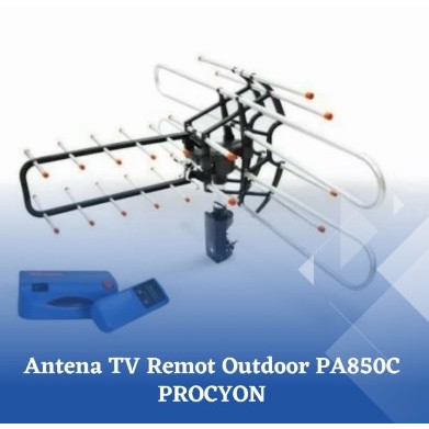 Antena TV digital outdoor / luar + remote + booster TV 950 antena remote