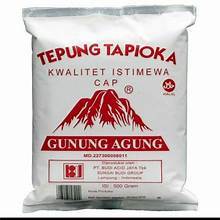

tepung tapioka/sagu gunung agung rose brand 500 gram