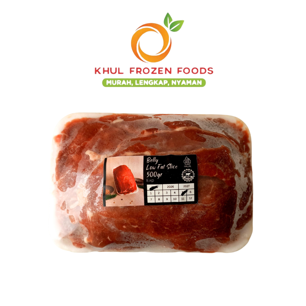 

Daging Belly Lowfat slice 500gr