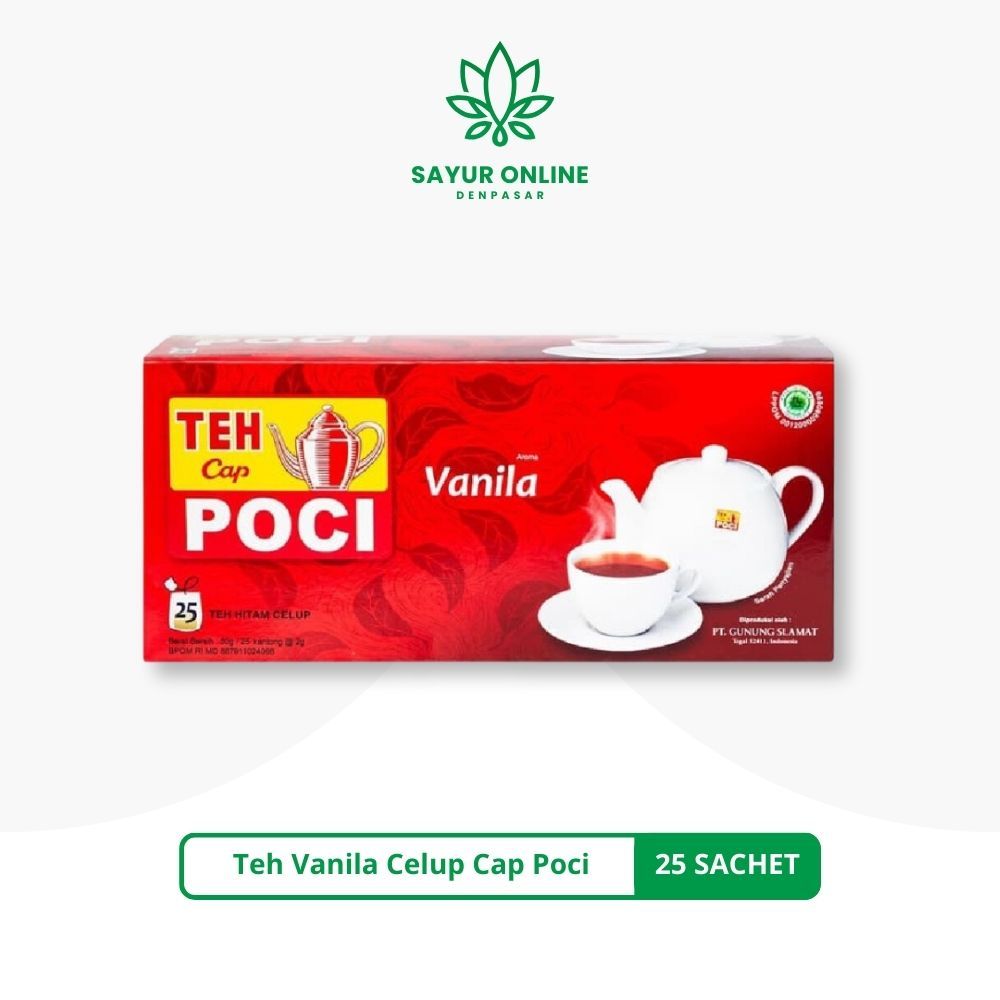 

Teh Vanila Celup Cap Poci 25 Sachet - Sayur Online Denpasar