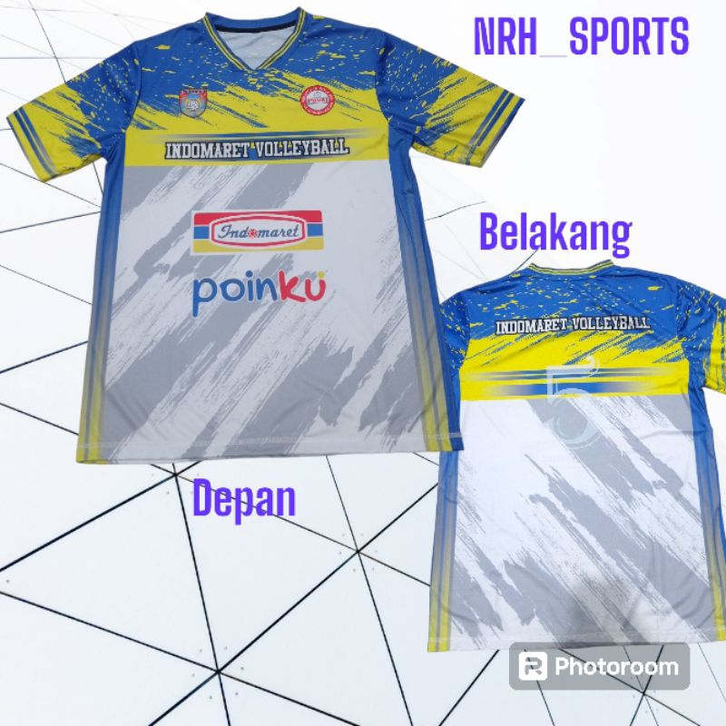 JERSEY VOLY PROLIGA FULL PRINTING JERSEY OLAHRAGA VOLY PROLIGA INDOMARET SIDOHARJO JERSEY INDOMARET 