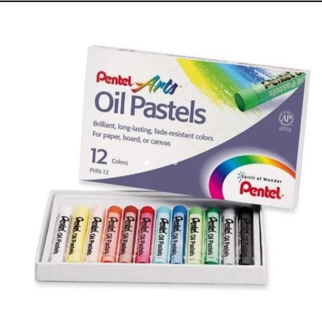 

crayon pentel 12 warna oil pastel pentel