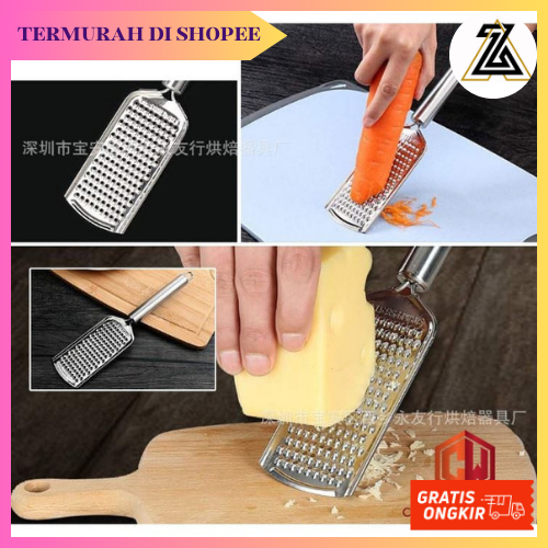 PARUTAN MULTIFUNGSI / PARUT KEJU & WORTEL STAINLESS STEEL