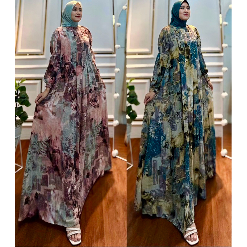 Shakira Dress Bahan : Ceruty premium HQ