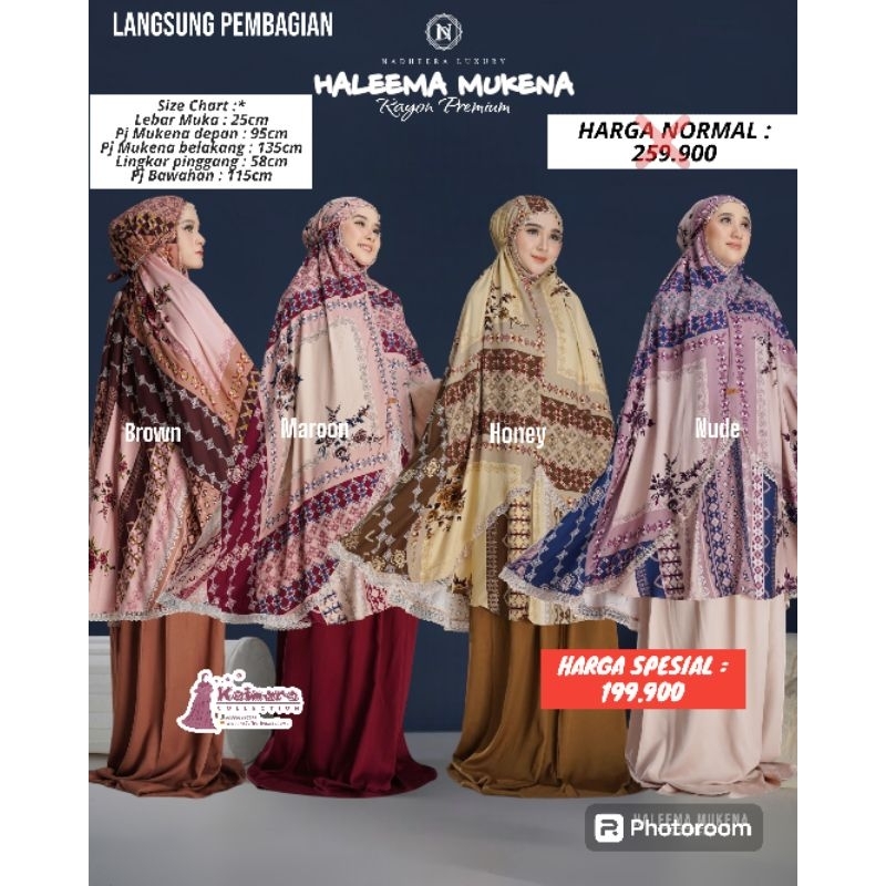 HALEEMA MUKENA NADHEERA LUXURY