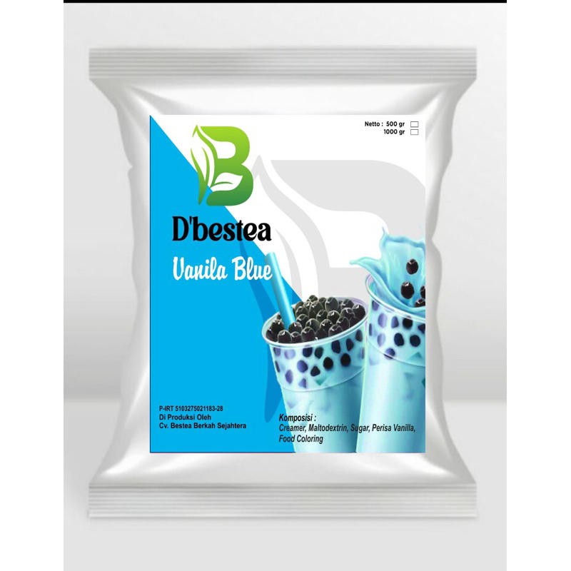 

Bubuk Minuman Rasa Vanilla Blue Reguler 1 kg Powder Drink