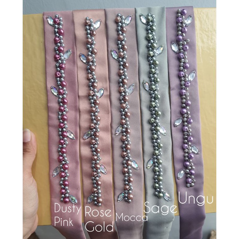 ART T79W Belt Payet Rangkai Mutiara