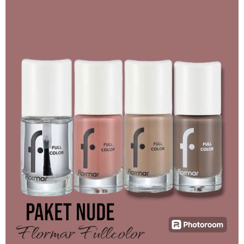 Flormar Paket Seri Nude Terlaris Made In Turkey - FC36 -FC04-FC06-FC07 [ Satu Harga isi 4 ]
