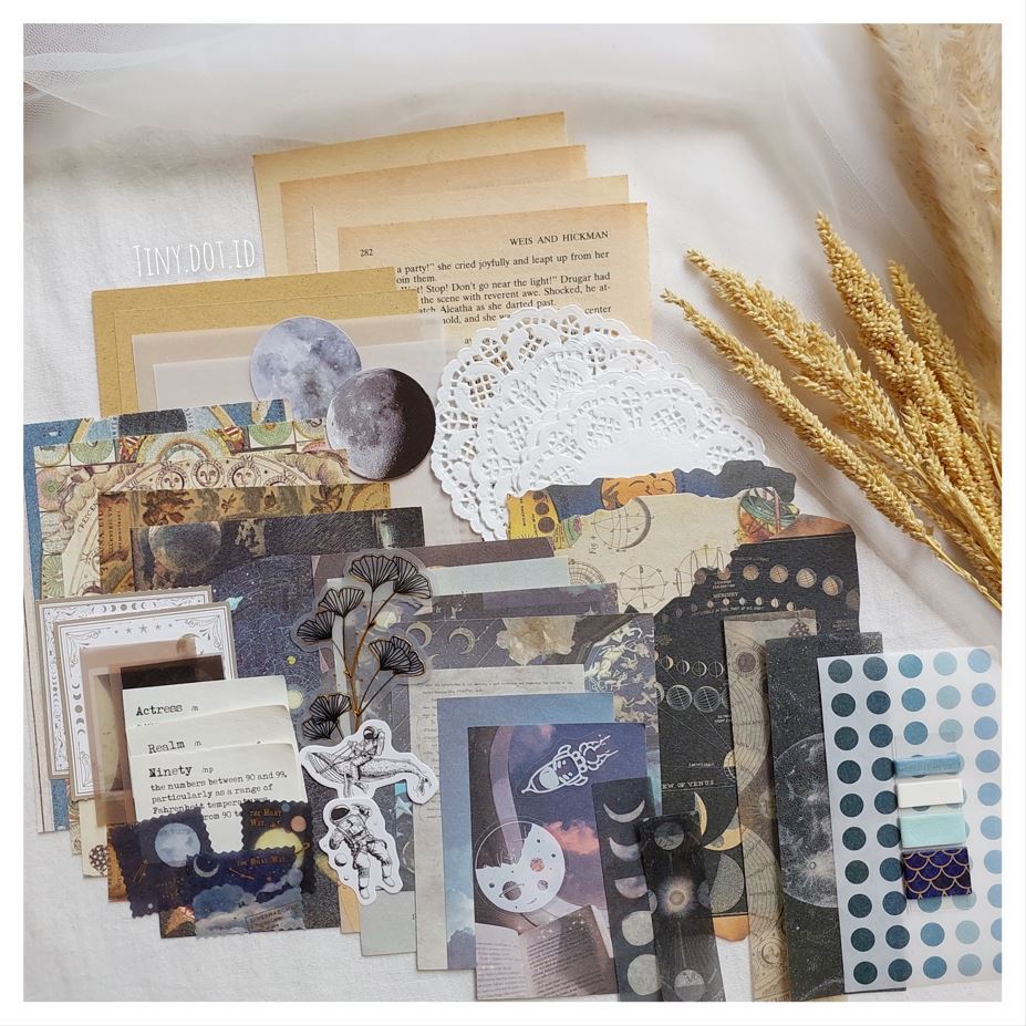 

Planet & Galaxy Theme (Mini Pack 50+ pcs) Bujo Kit / Journaling Kit / Scrabooking