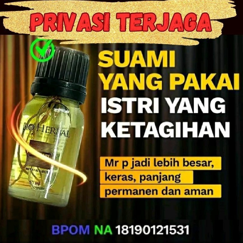 Instan Minyak Urut Bio Herbal Men Care Pembesar