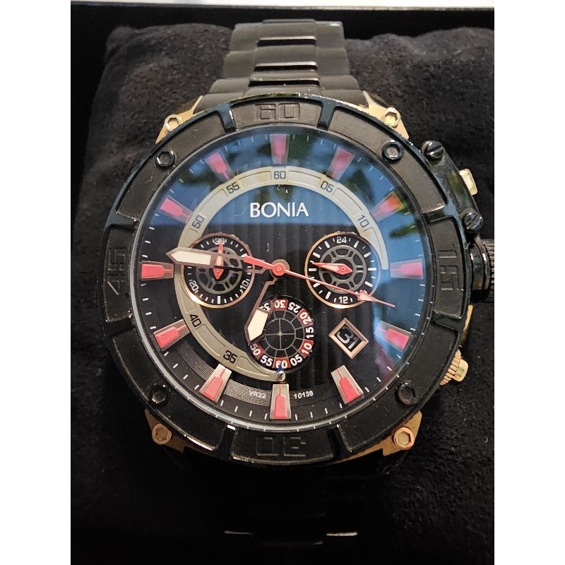 PRELOVED LUXURY WATCH BONIA LENGKAP WARRANTY BOX ORIGINAL